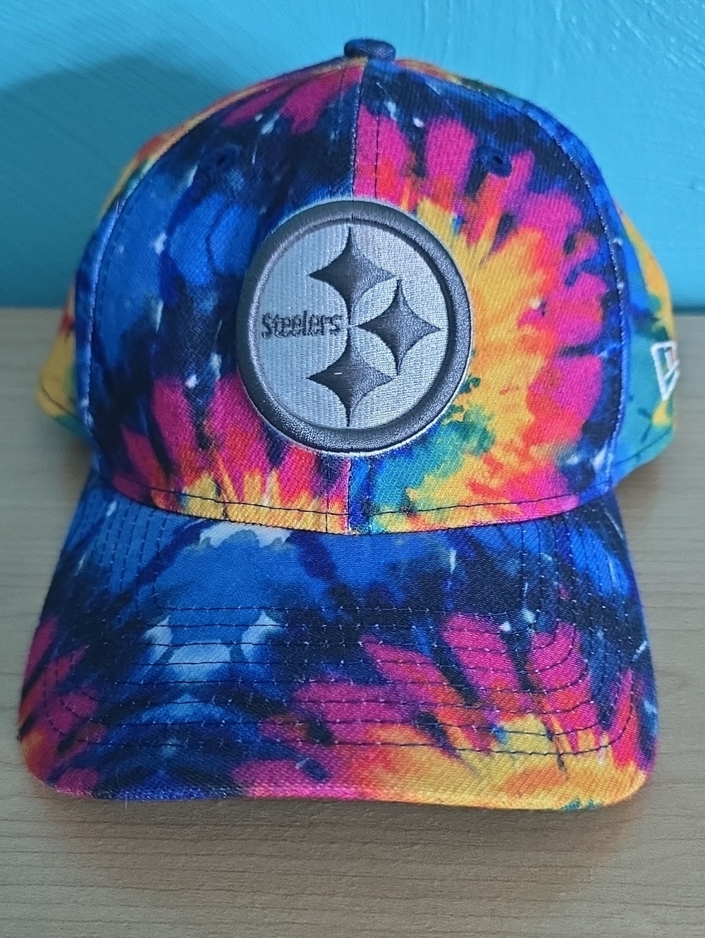 STEELERS Tie-Dye Cap with Team Patch - Multicolor